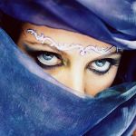 A nascondere gli occhi azzurri di Sheherazade
