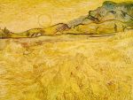 “Campo d’orzo con falciatore”