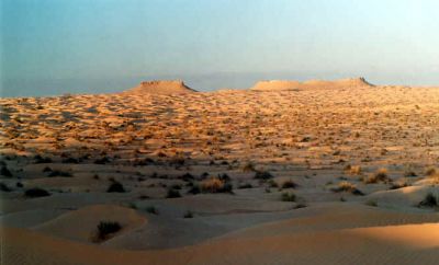 La sabbia nel deserto di El Alamein