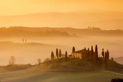 Colline toscane in un abbraccio senza pari