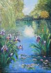 Iris " Ispiratami dal dipinto di Claude Monet"