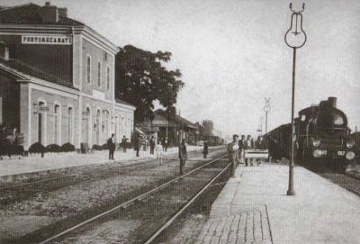 Dopo la curva il treno  gi partito