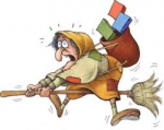 La Befana e la scopa