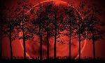 Giant red moon
