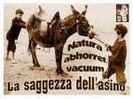 Natura abhorret vacuum (La natura detesta il vuoto)