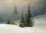 Cattedrale in un d d'inverno