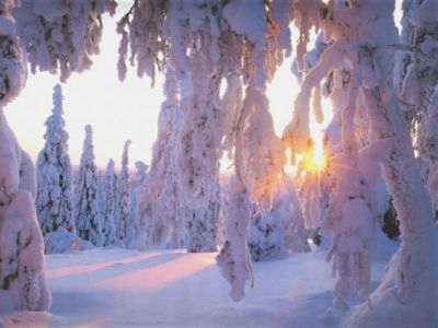 Sulla neve nasce il sole