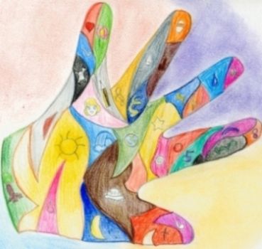 Una mano, il mondo