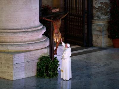 Er Cristo de San Marcello ar Corzo (Urbi et Orbi de Papa Francesco)