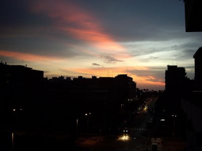 Tramonto in citt