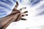 La mano azzurra