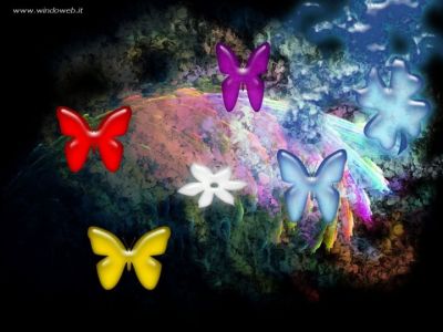 Farfalla blu