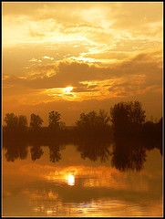 In un tramonto