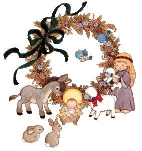 Davanti al presepe