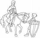 Il cavaliere s' seduto