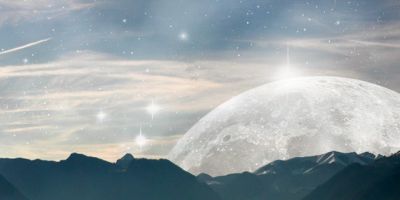 Nel sorriso della luna in una notte di stelle