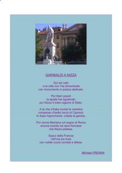 Garibaldi a Nizza