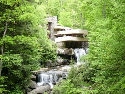 Casa sulla cascata