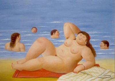 Mimi sulla spiaggia