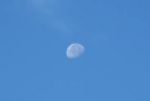 La luna stamattina