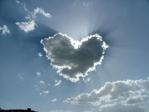 Nuvole forma cuore