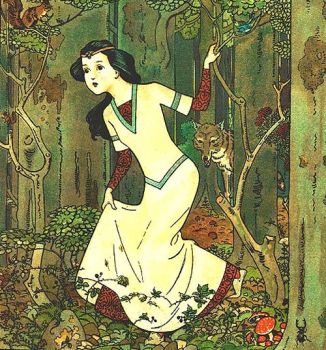 Biancaneve nel bosco