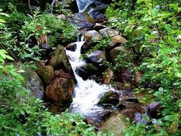 Lapidi sulle sponde del fiume