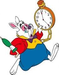 Nel paese delle meraviglie il bianconiglio suona la sveglia