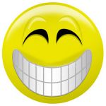 Ma sempre con un bel sorriso