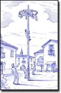 Una festa paesana con la porchetta