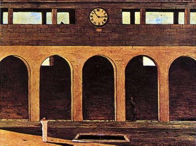 In un angolo ottuso dell'orologio