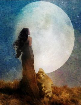 Sull'erba, addormentata