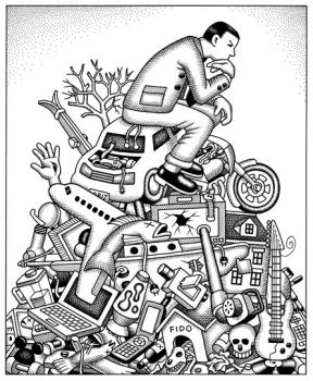 Pensiero su uno stralcio di societ� moderna  