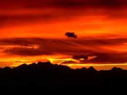 Tramonto rosso  