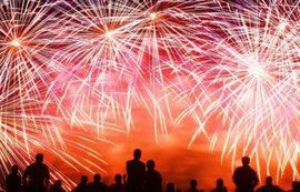 Brillante notte in cielo