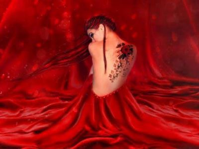 Rosa rossa scarlatta