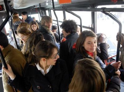 Sull'autobus