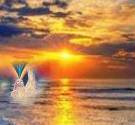 Venere emerge dalle acque