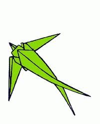 Origami di rondine  
