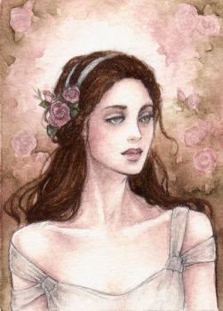 Piccolo fiore reciso nel gambo