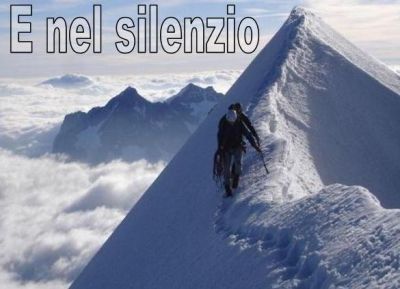 E nel silenzio