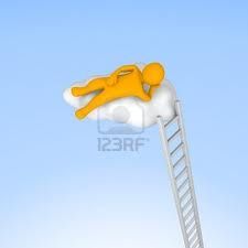 Sdraiato su una nuvola