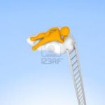 Sdraiato su una nuvola