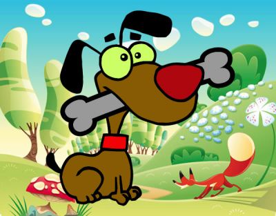 La Pilùstrocca del cane con l'osso