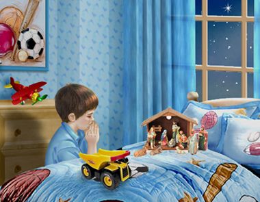 Preghiera di un bimbo del 2016 a Ges� Bambino