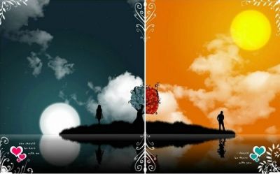 Come il giorno e la notte a contendersi la terra