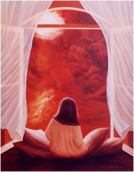 Una piccola finestra nel cielo del cuore