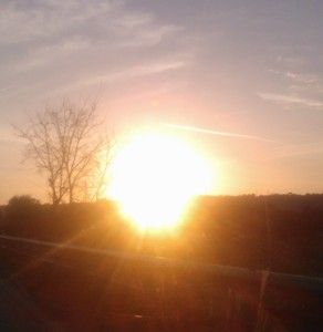 Nel giorno nuovo, il sole