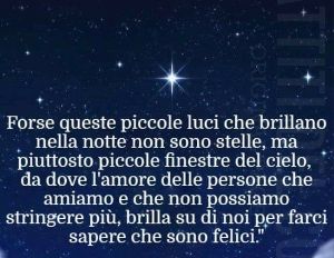 Senza te nella notte di stelle