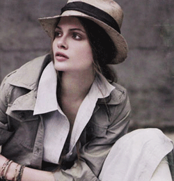 Pashmina sulla pelle